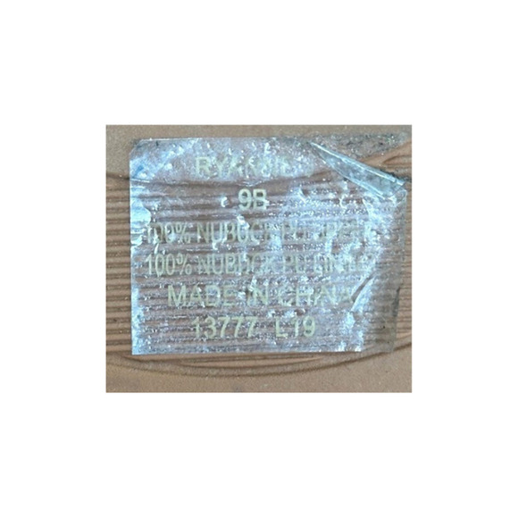 Ralph Lauren Ryanne Sandals Thong Wedge Flip Flops Leather Brown Women's Size 9B - Picture 8 of 8